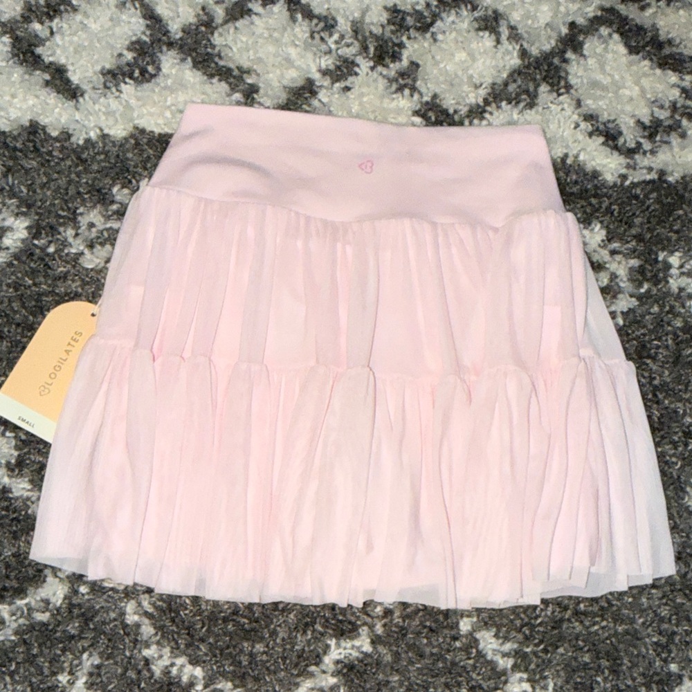 NWT Blogilates Popflex Light Pink Ballerina Mini Skort - Small - Picture 4 of 6